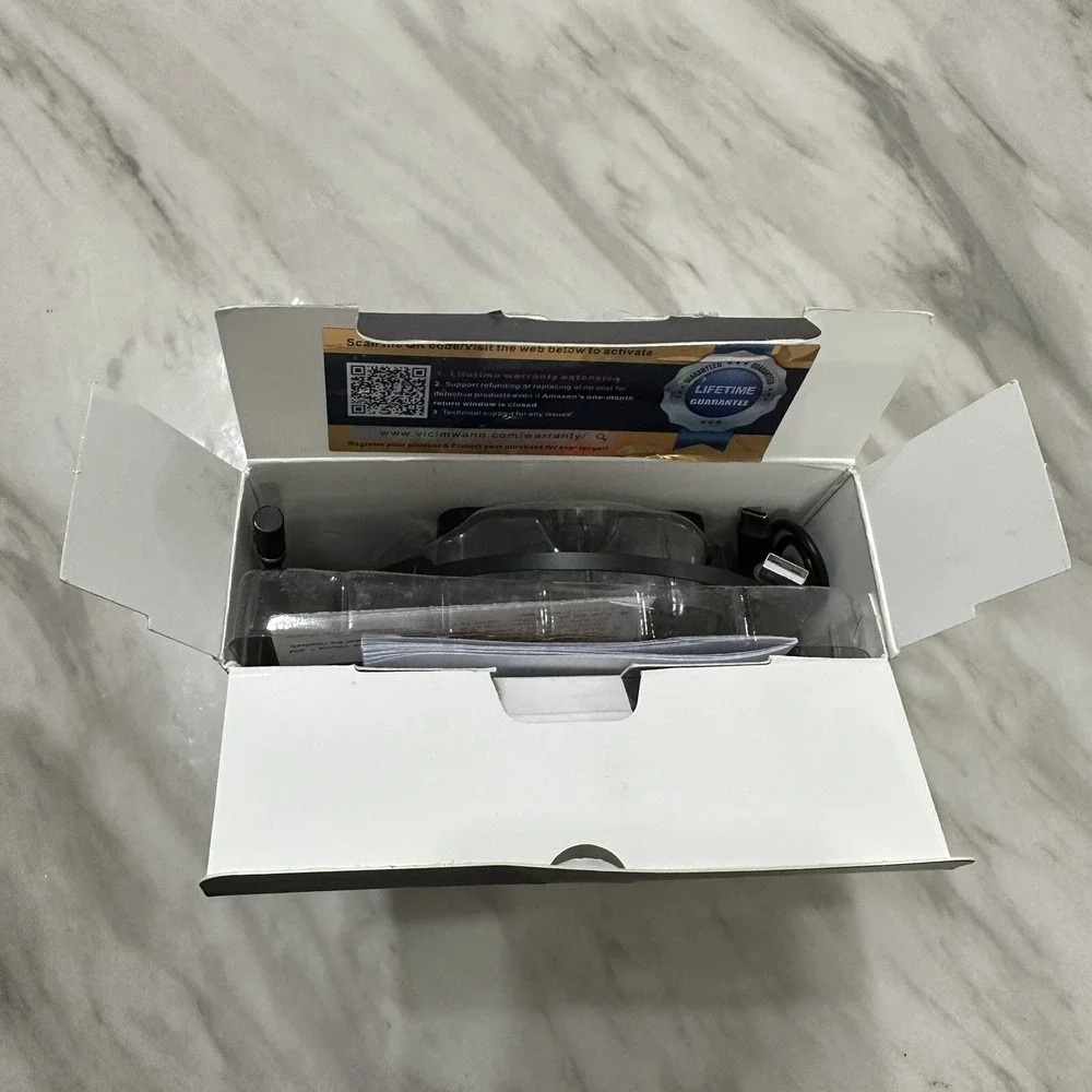 Vicimwann Wireless Mono Headset With Built In Microphone Model M98B NEW OPEN BOX